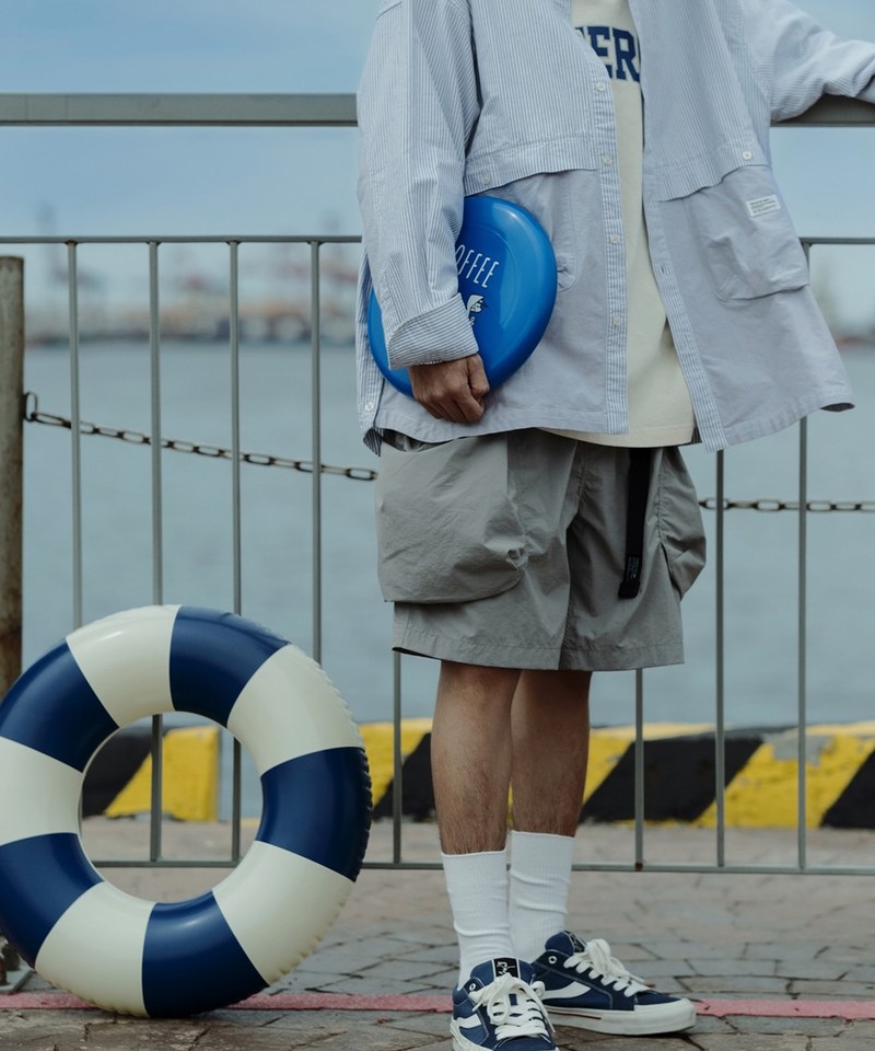 抗撕裂尼龍大口袋短褲