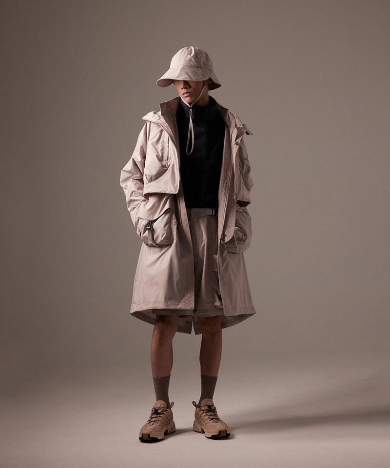 防潑雙向機能帽 GRiT(FLTR_G)Water-Repellent Convertible Bucket Hat