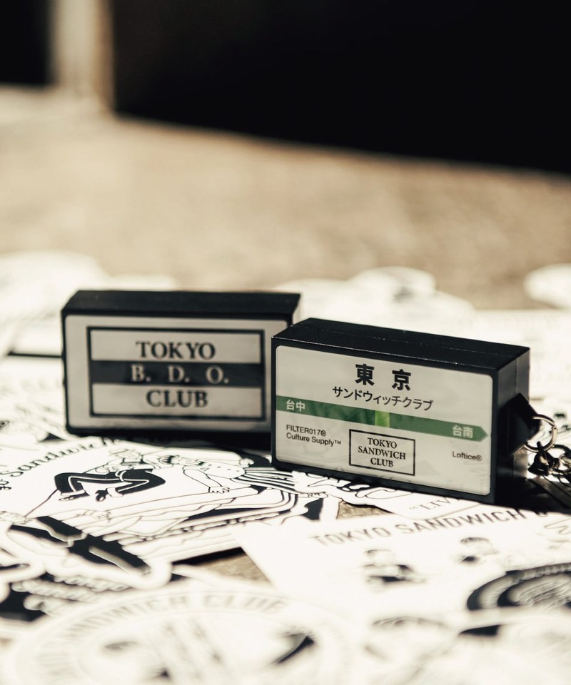 B.D.O.霓虹燈箱鑰匙圈