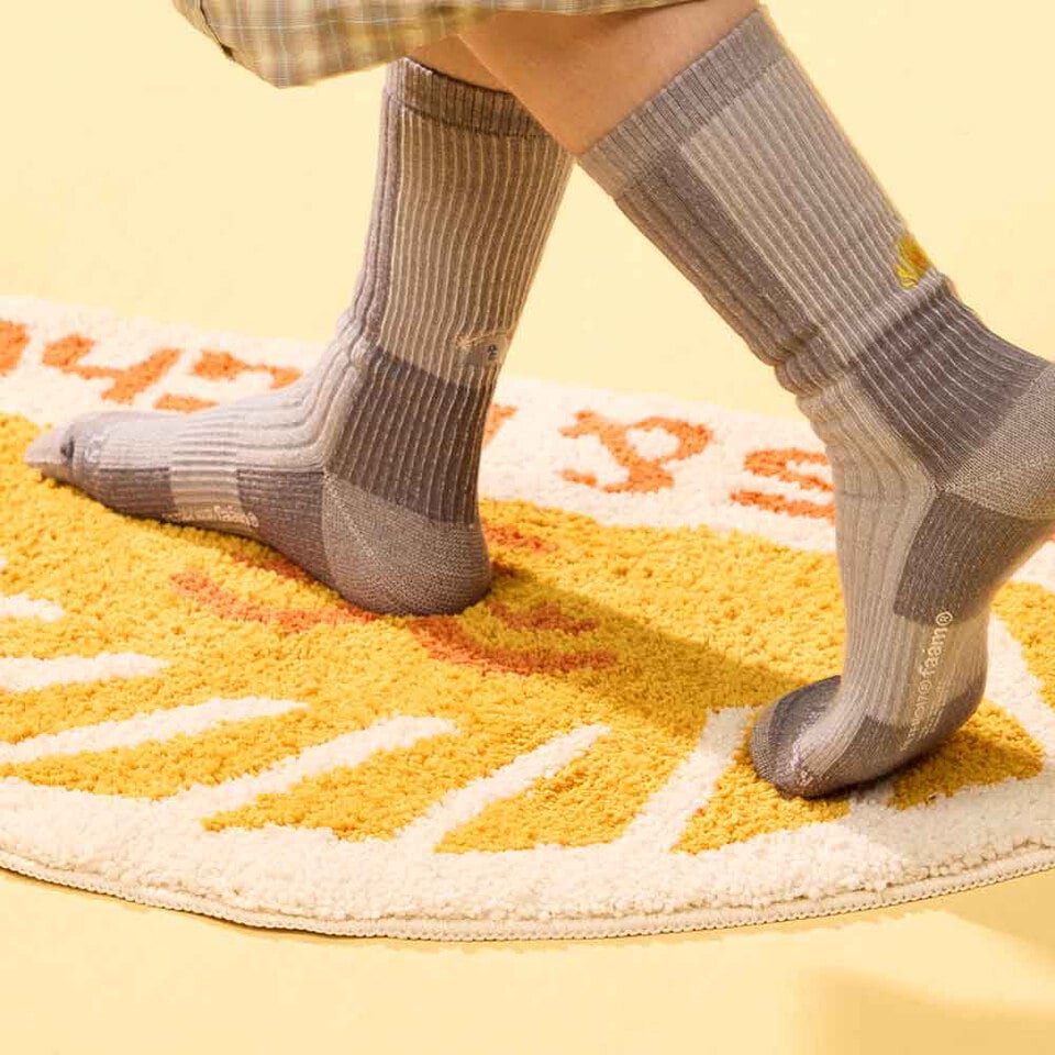 FLT2906-252 Days and Nights 美麗諾刺繡羊毛襪