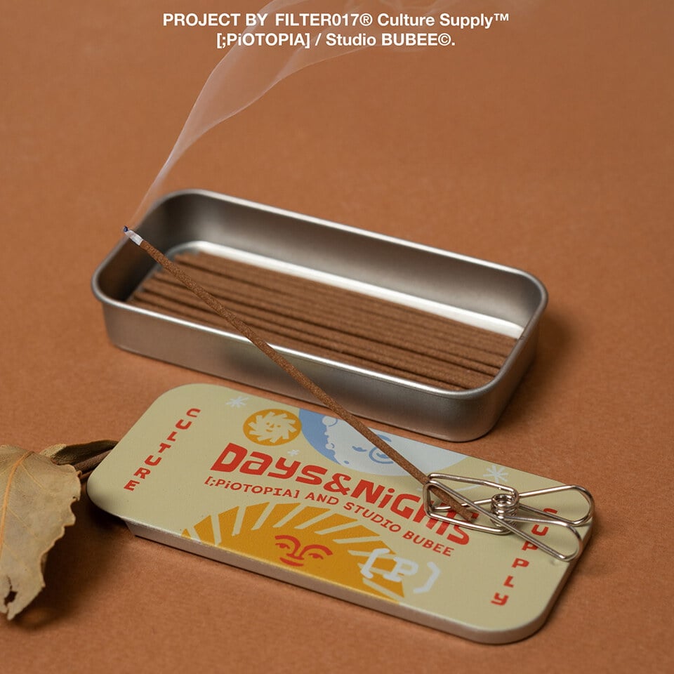 FLT8201-252 DAYS NIGHTS feat YUAN INCENSE 源香天然線香