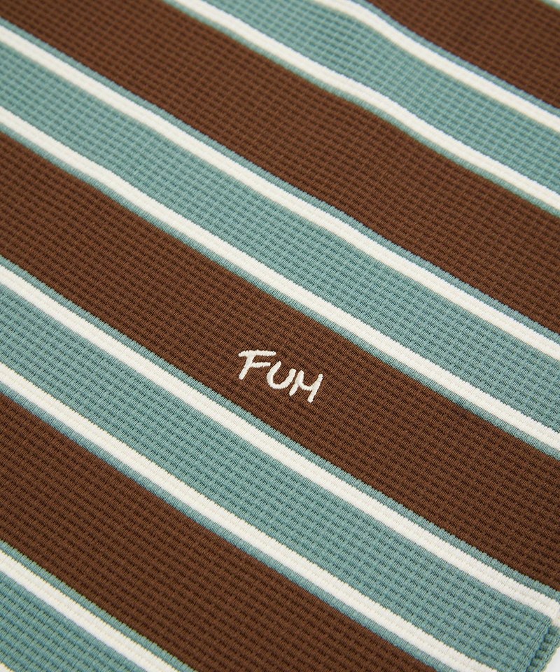 啡藍間條日常服