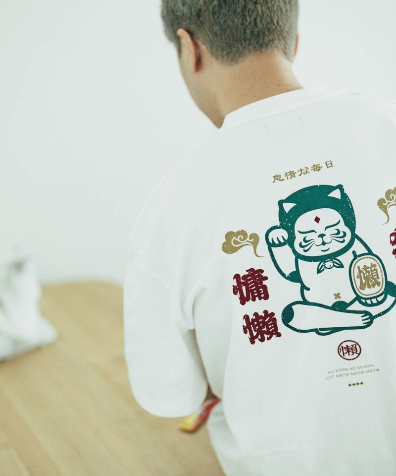 慵懶Print Tee