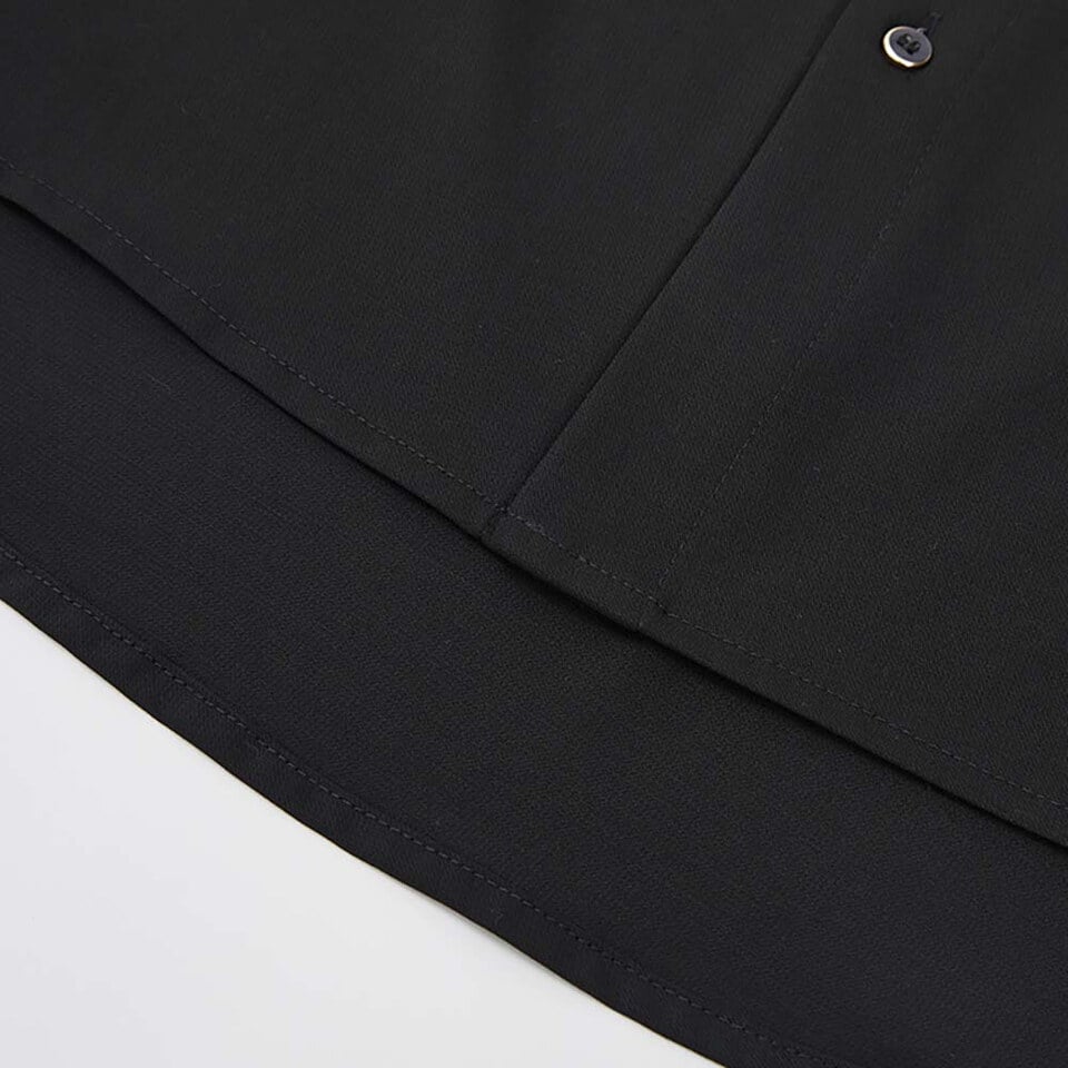 TBI暗紋拼布恤衫