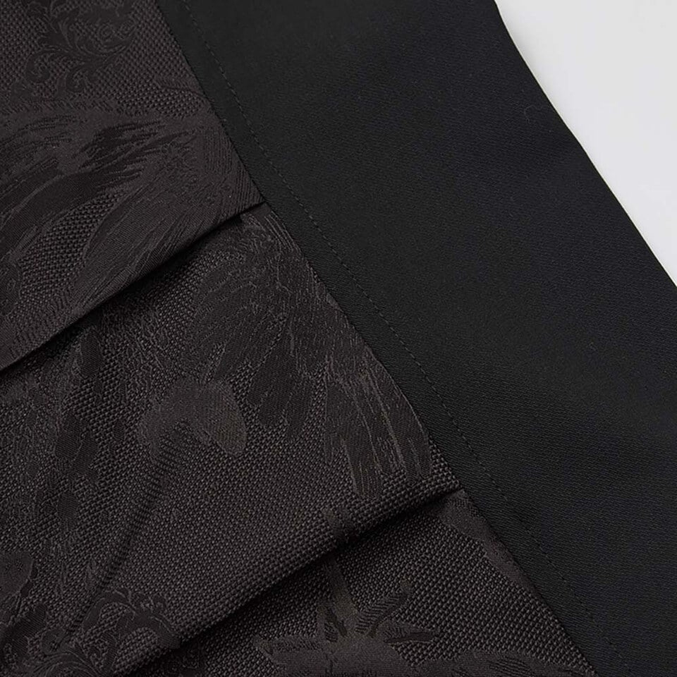 TBI暗紋拼布恤衫