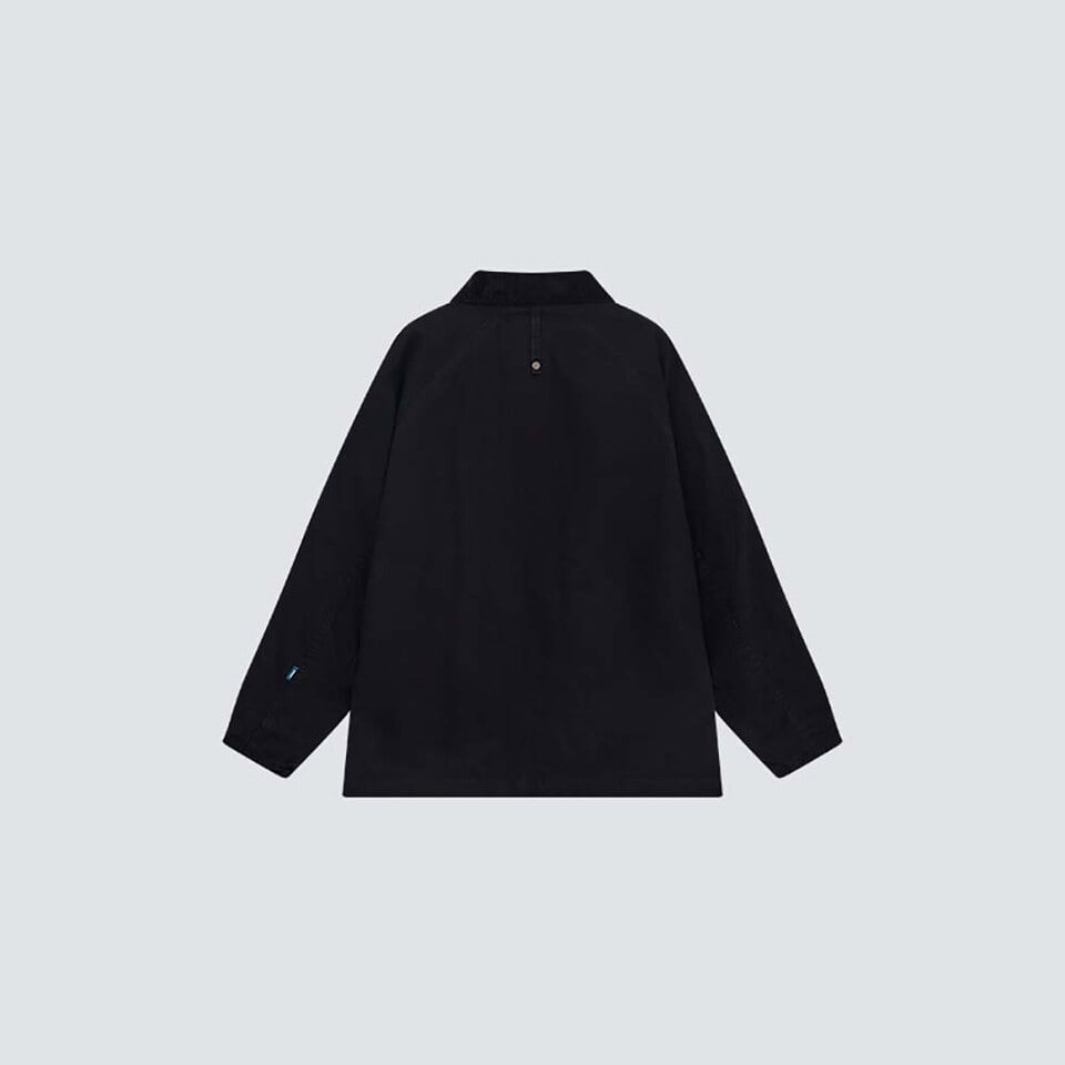 珠帆反絨領口法式工裝