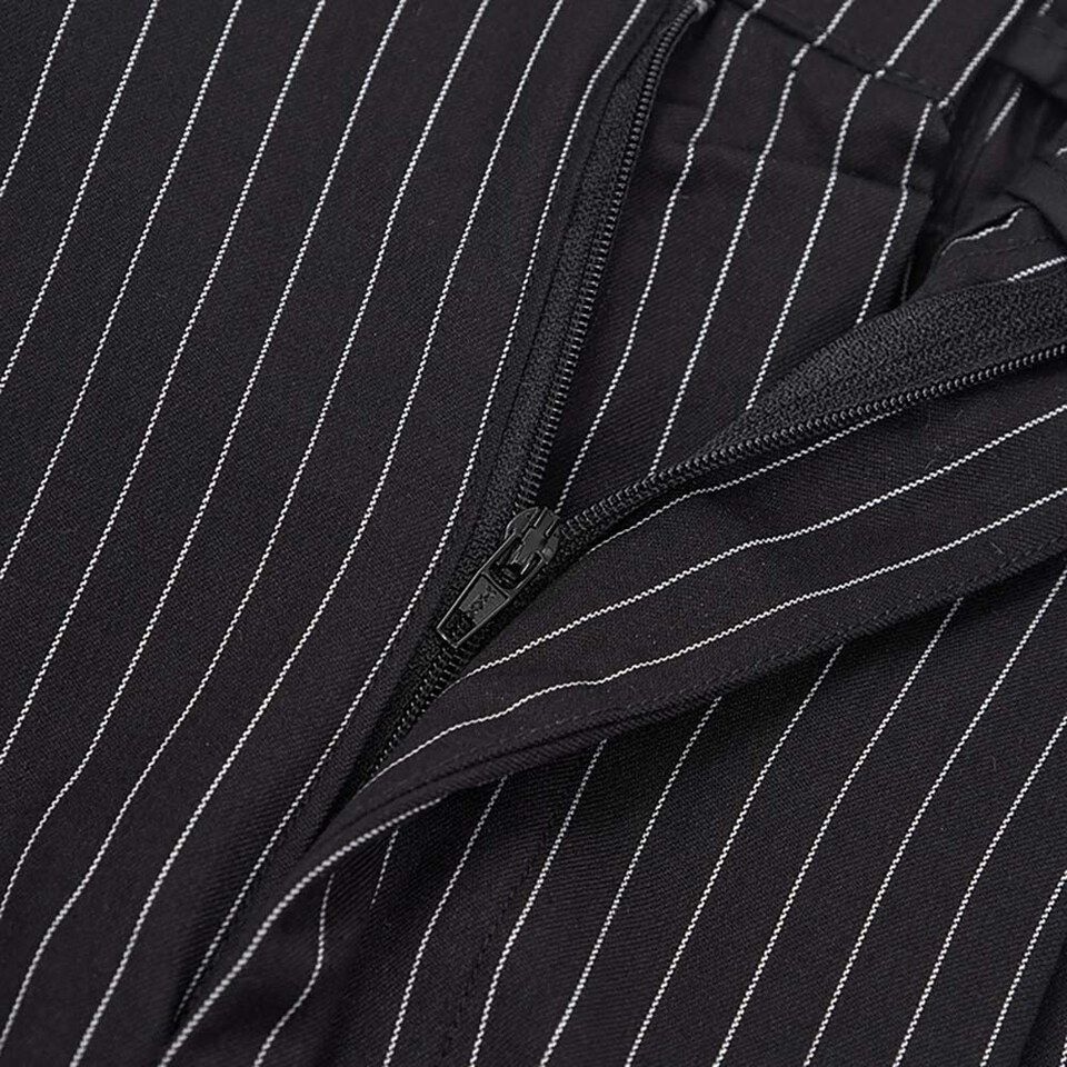 黑白條子闊腳西裝長褲