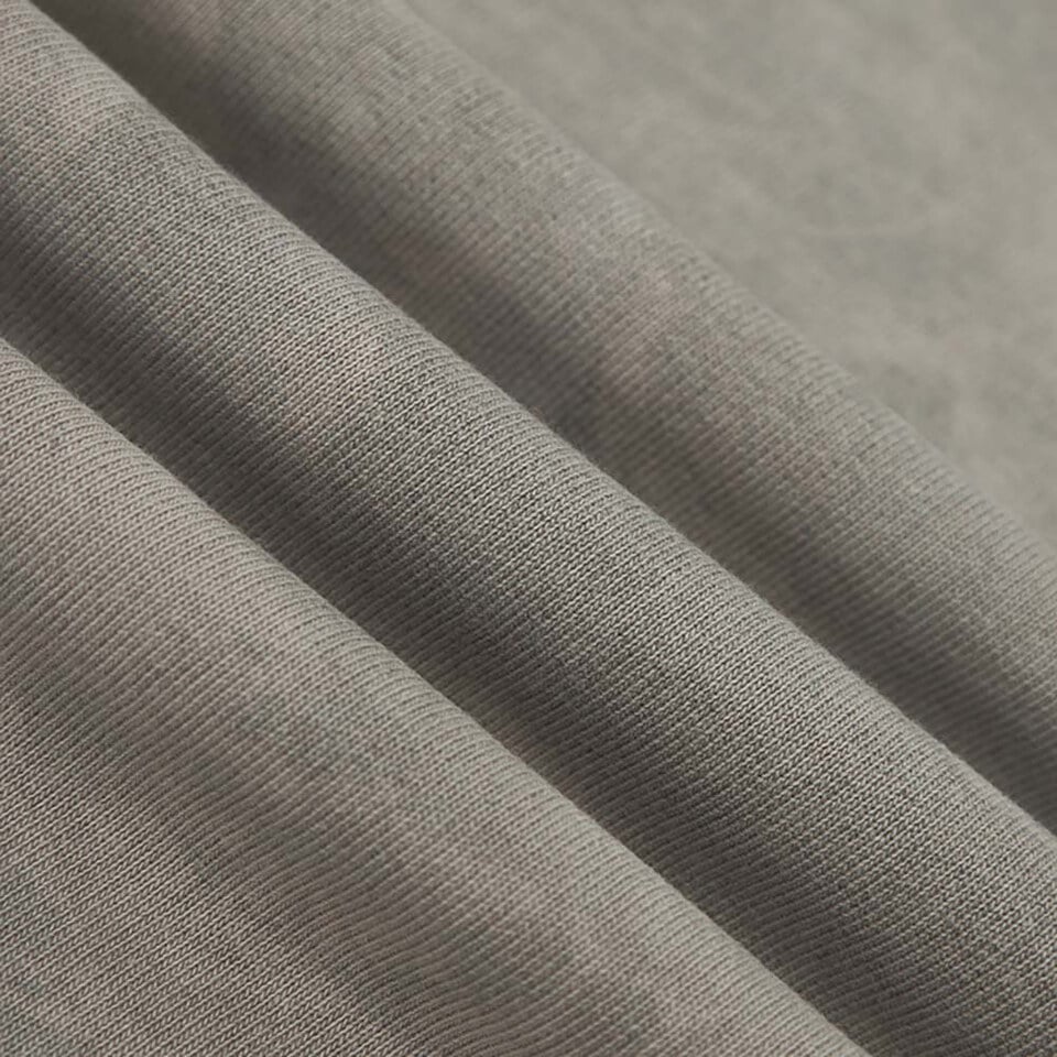 Khaki/L*XL-日字布繡FUM厚棉衛衣