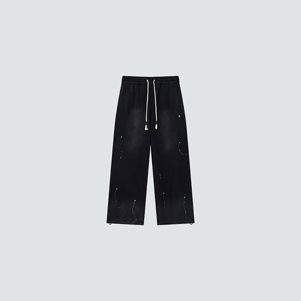 FMB99181-252 洗水厚棉潑墨棉褲