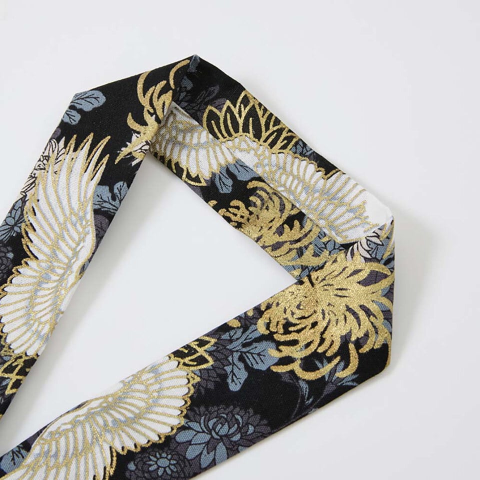 FMB99184-252 東京散步白鶴圈領帶