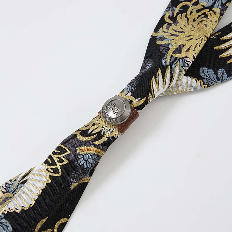 FMB99184-252 東京散步白鶴圈領帶