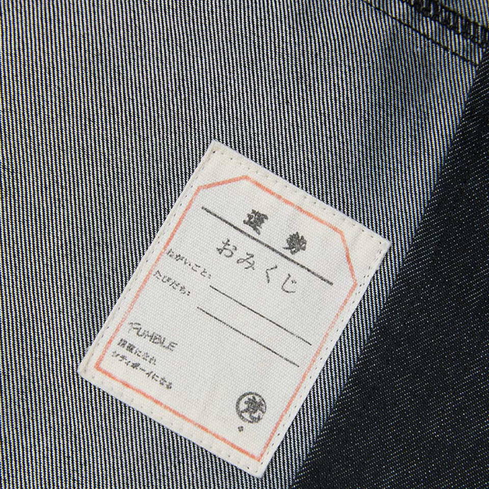 短版牛仔西裝外套