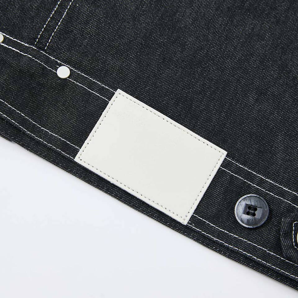 短版牛仔西裝外套