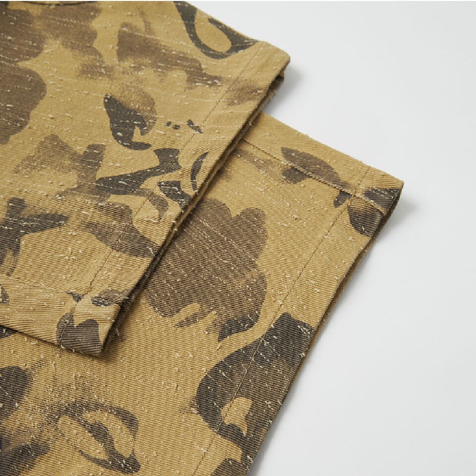 迷彩磨製鐮刀褲