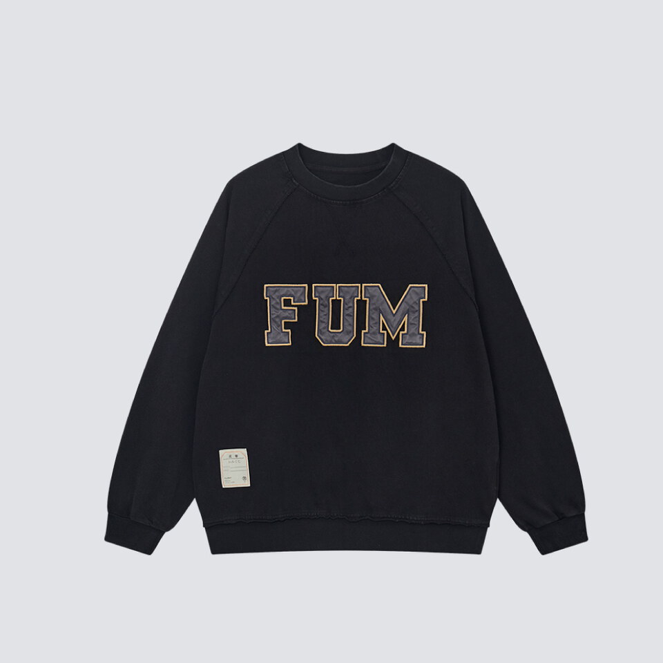 FMB99209-261 FUM貼布繡洗水衛衣