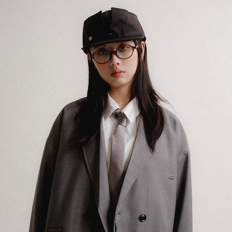 FMB99220-261 暗格紋報童帽