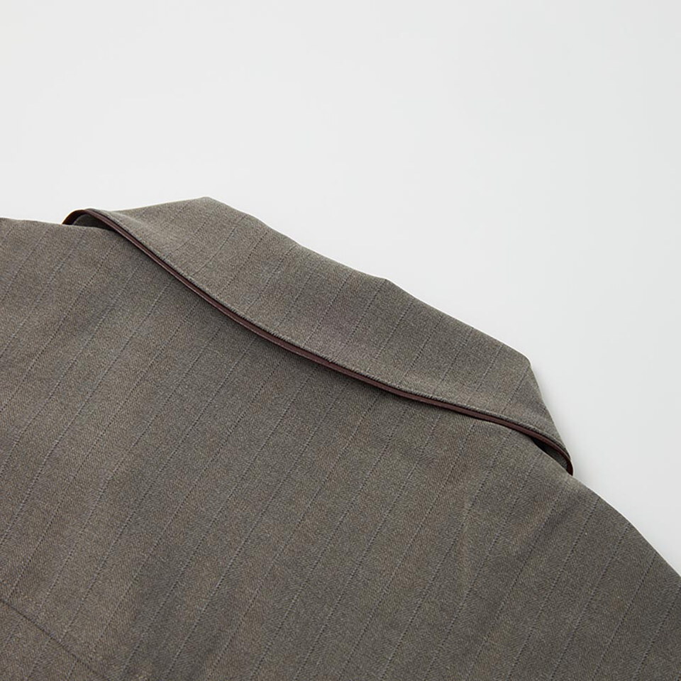 FMB99222-261 短版魚骨紋工裝外套