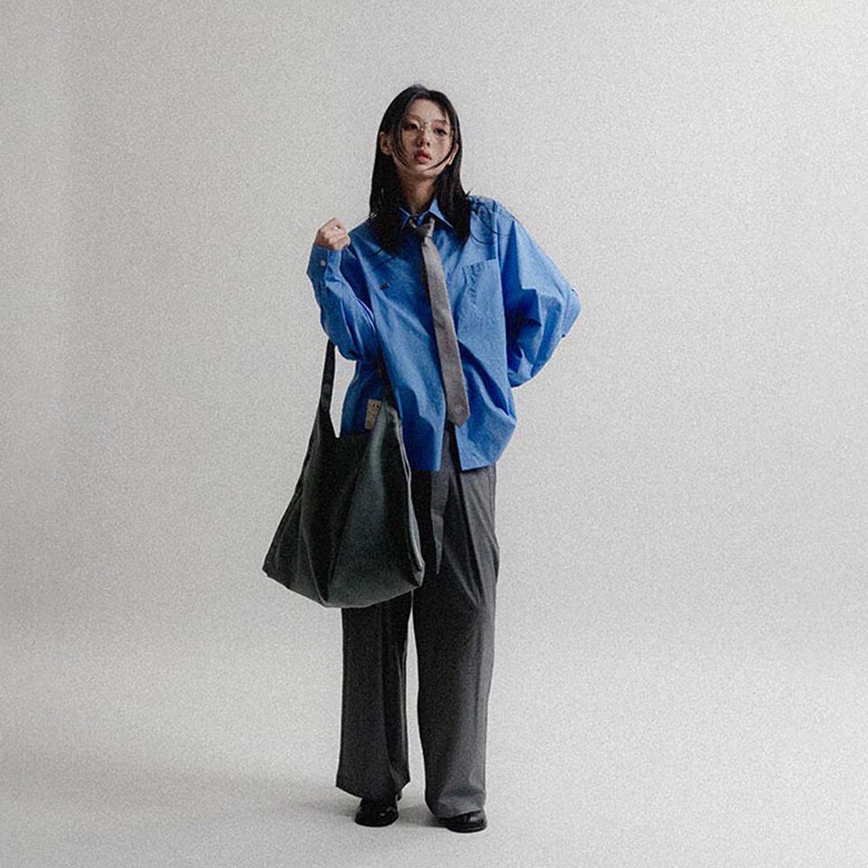 FMB99226-261 樸梵通勤闊西裝長褲