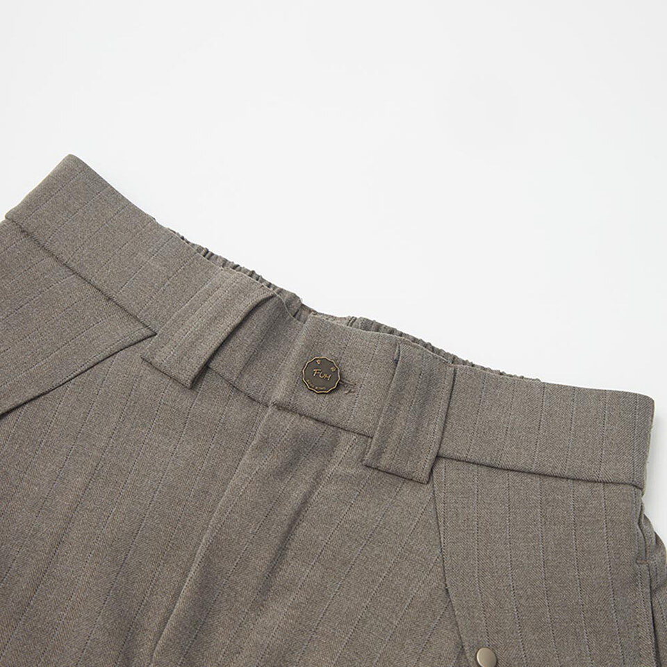 FMB99227-261 樸梵西裝魚骨紋6分褲