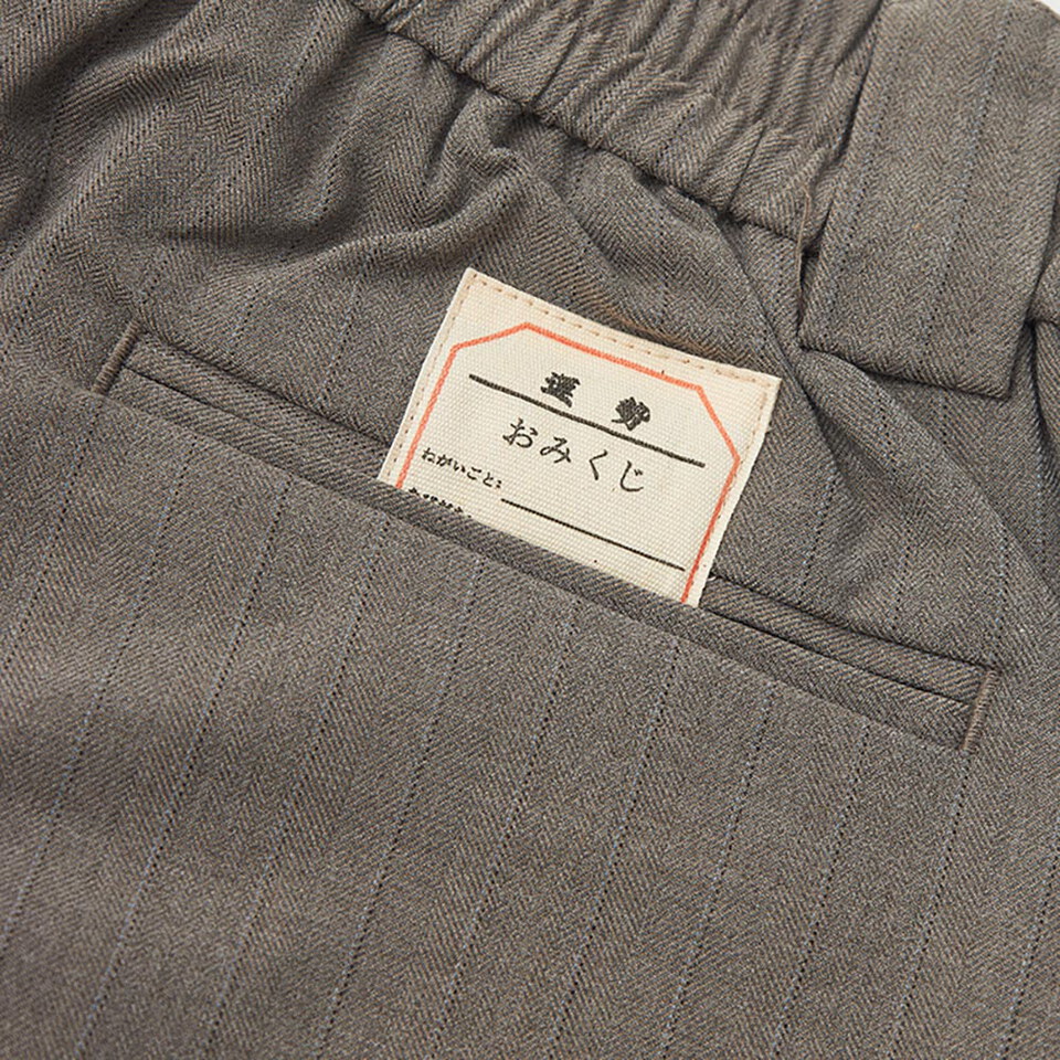 FMB99227-261 樸梵西裝魚骨紋6分褲