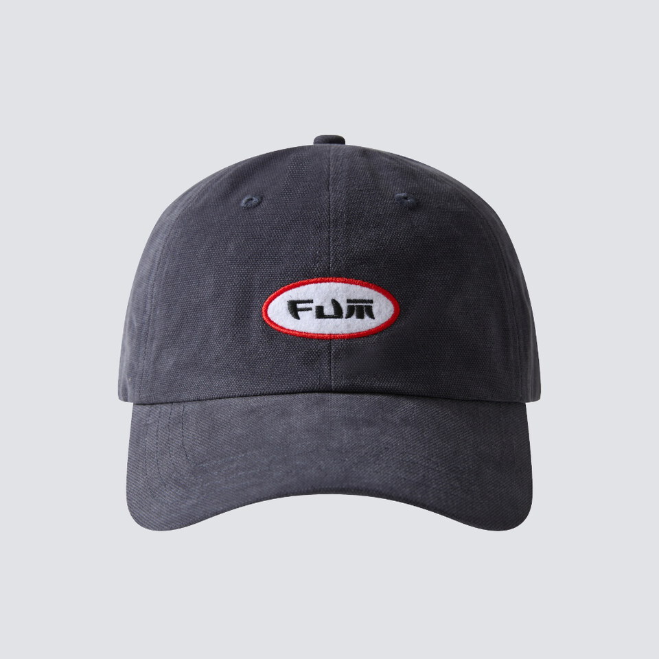 日字FUM布繡章珠帆鴨舌帽