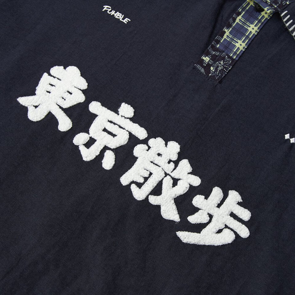 東京散步麻棉球衣