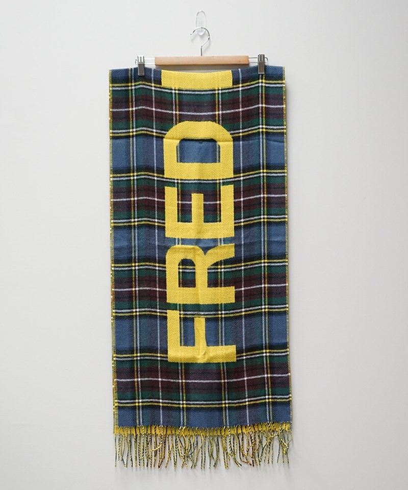 C4142 寬版格紋圍巾 OVERSIZED BRANDED TARTAN SCARF