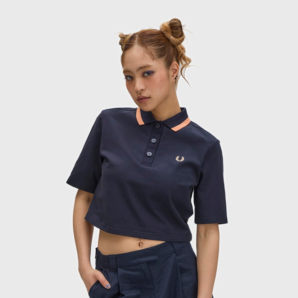撞色滾邊POLO衫