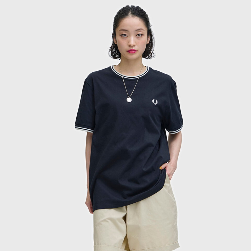 FRP99258-262 經典雙滾邊T-SHIRT