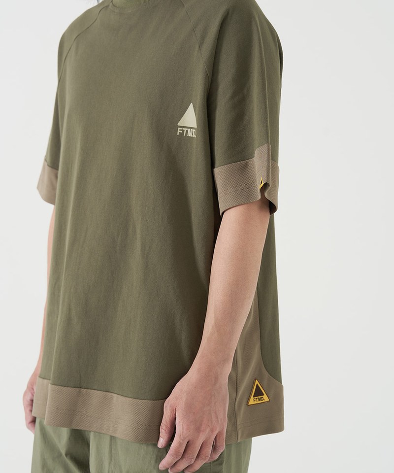 拼接短Tee Mesh Tee