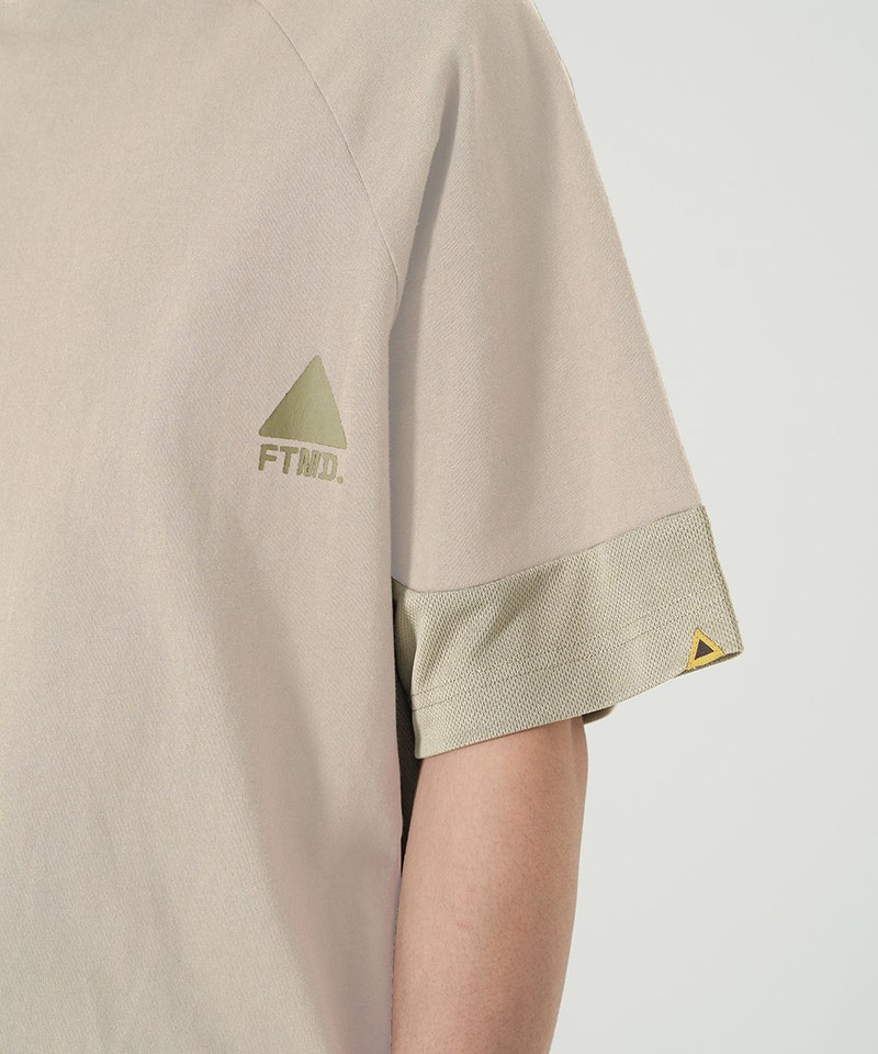 拼接短Tee Mesh Tee