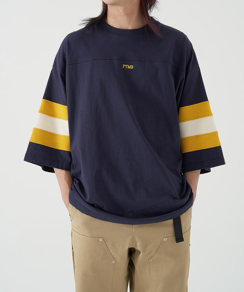 袖口條紋短Tee FTMD 3/4 Football Tee