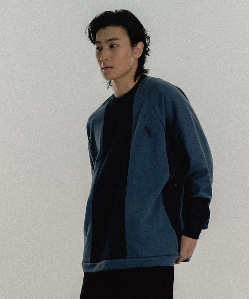 拚接長袖大學Tee Panel LS Sweater