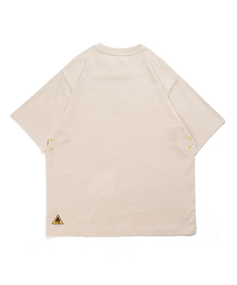 圖案短Tee College Tee