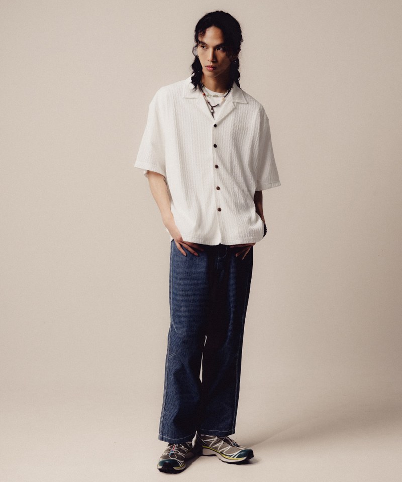 開襟襯衫 Striped Airy Shirt