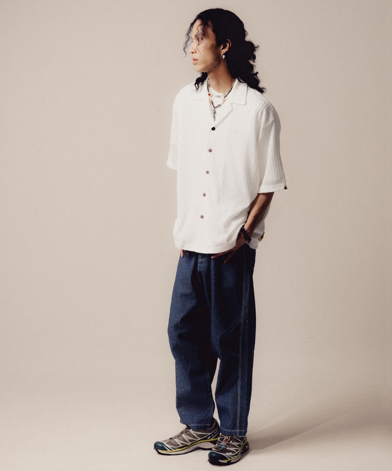 開襟襯衫 Striped Airy Shirt