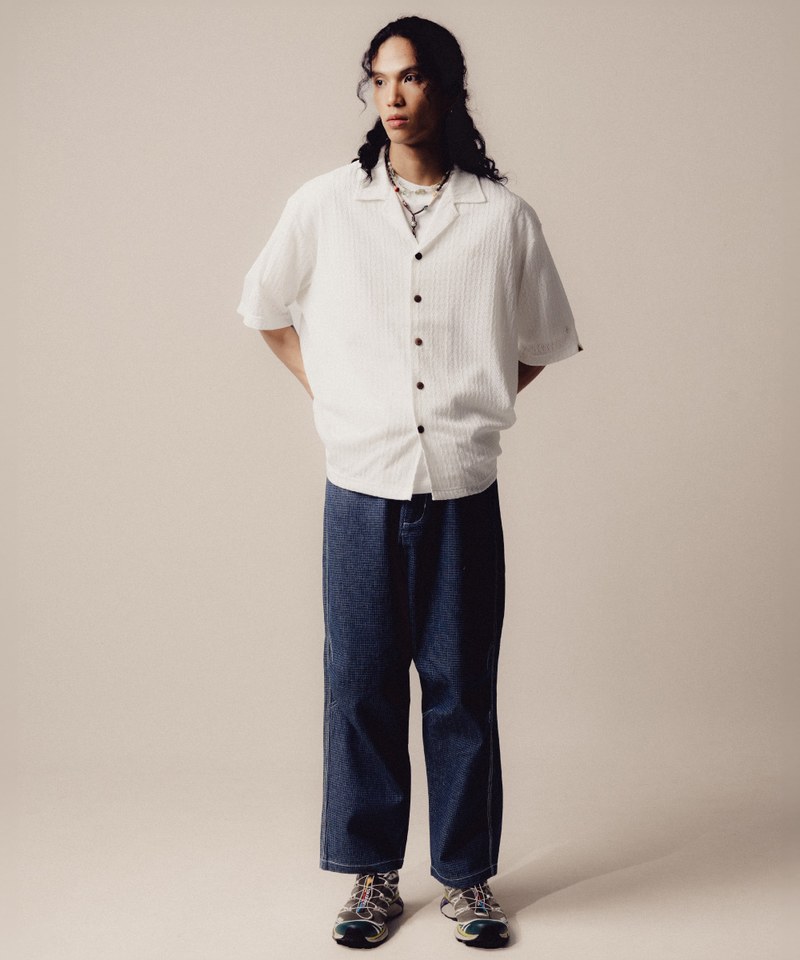 開襟襯衫 Striped Airy Shirt