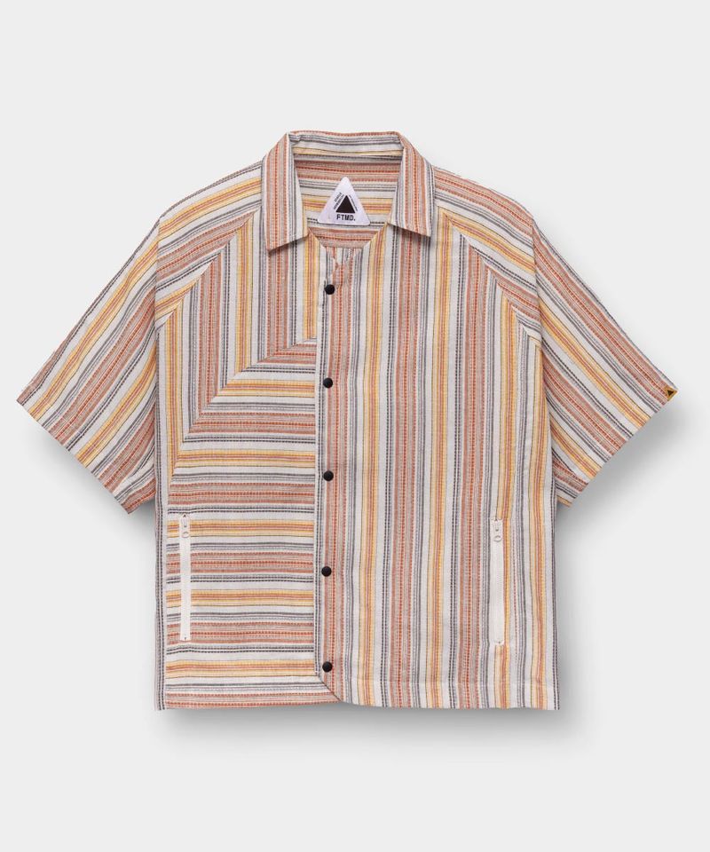 開襟寬鬆襯衫 Textured Overshirt