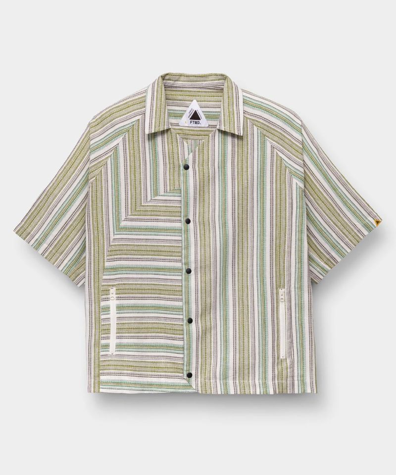 開襟寬鬆襯衫 Textured Overshirt