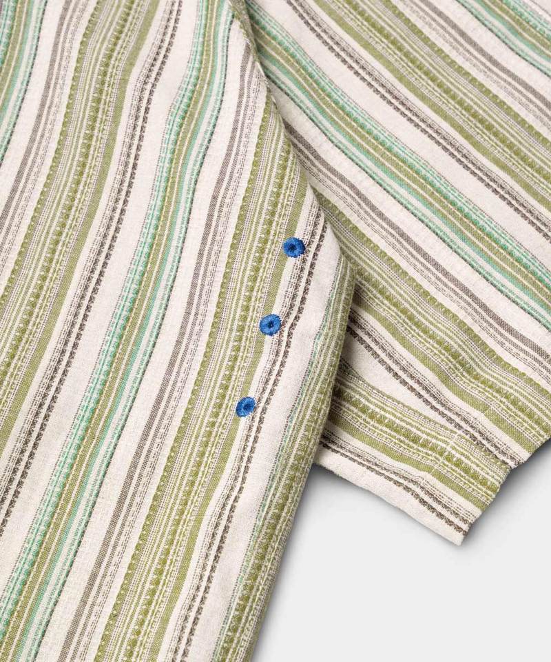 開襟寬鬆襯衫 Textured Overshirt