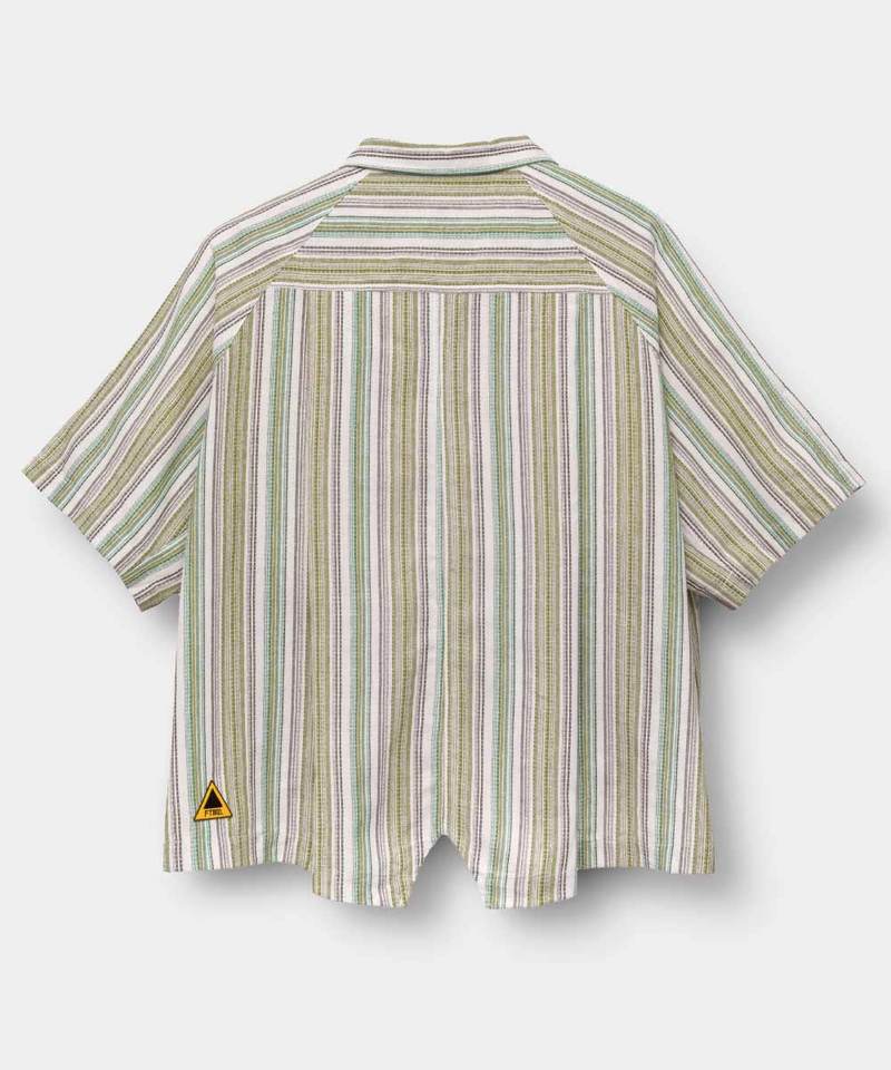 開襟寬鬆襯衫 Textured Overshirt