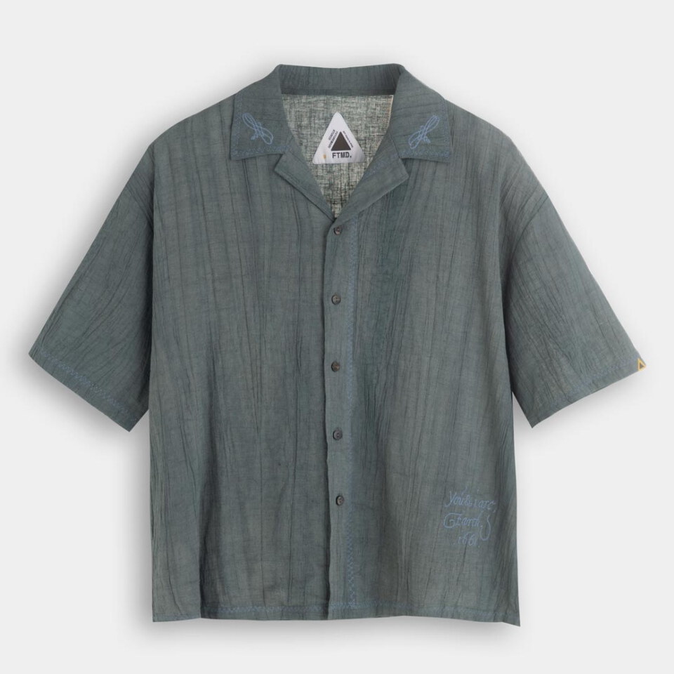 刺繡開領襯衫 Relaxed Earthy Shirt