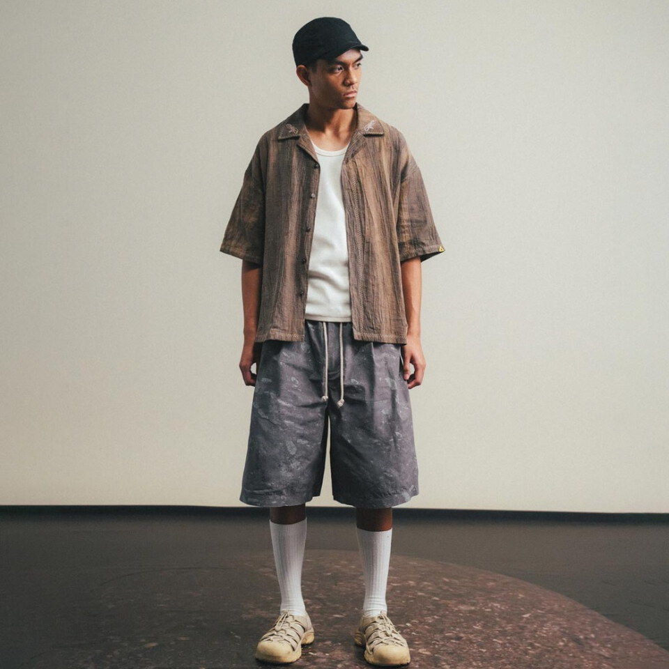 FTM0234-261 刺繡開領襯衫 Relaxed Earthy Shirt