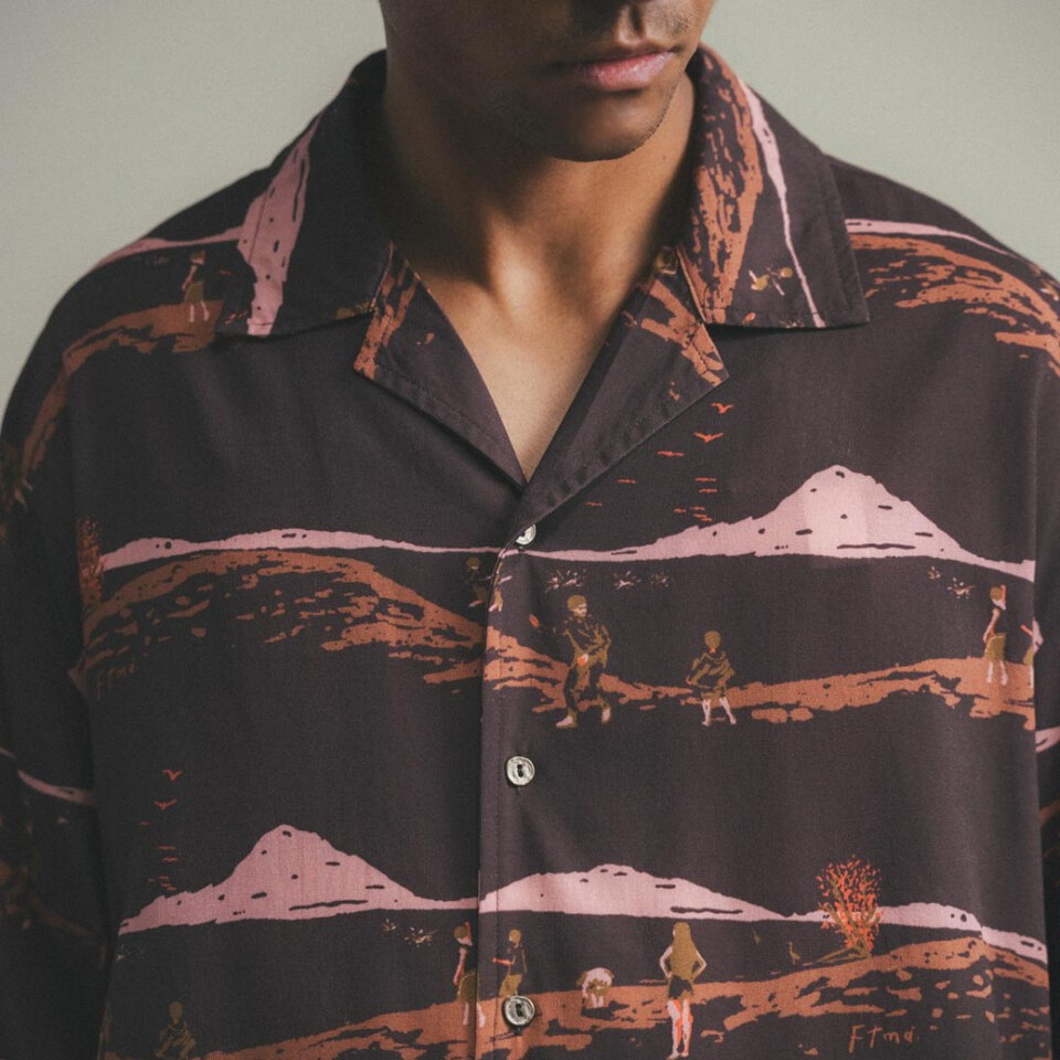 FTM0235-261 石紋開領襯衫 Pebble Shirt