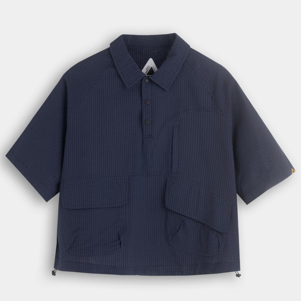 FTM0236-261 泡泡紗寬版襯衫 Raglan Easy Overshirt