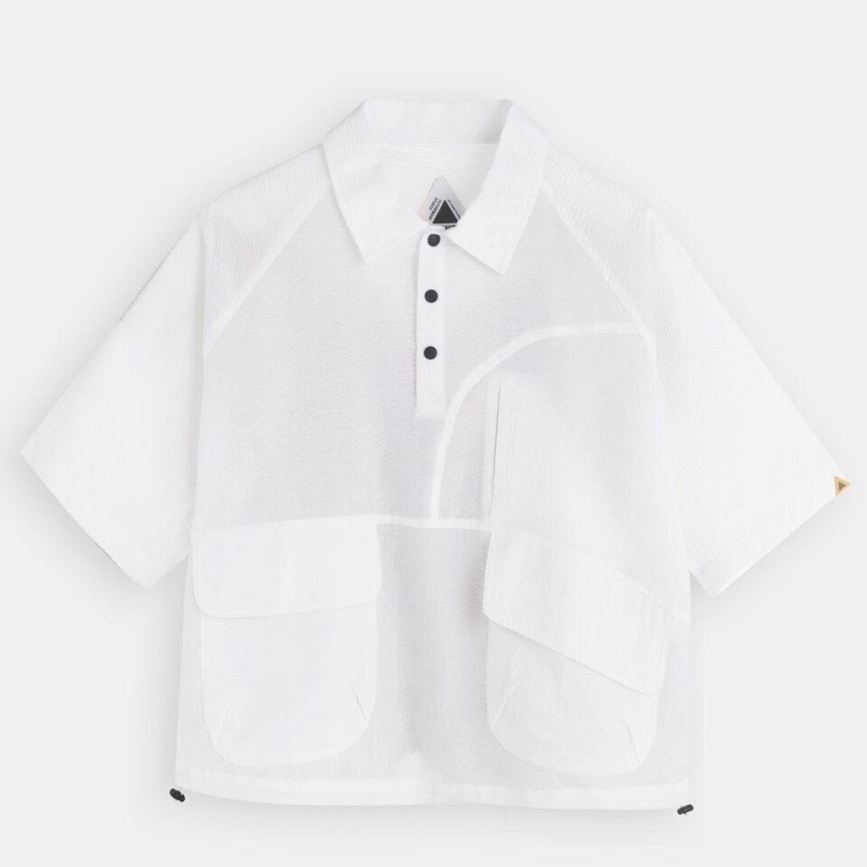 FTM0236-261 泡泡紗寬版襯衫 Raglan Easy Overshirt