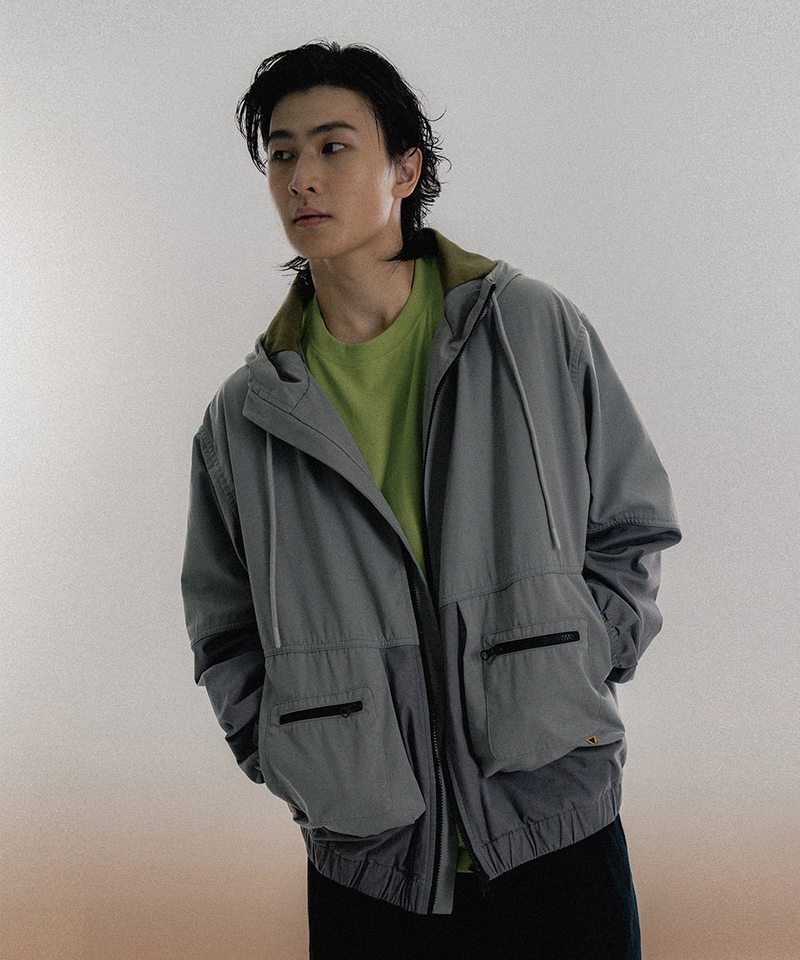 FTM1112-242 連帽外套 Two-Tone Hooded Jacket