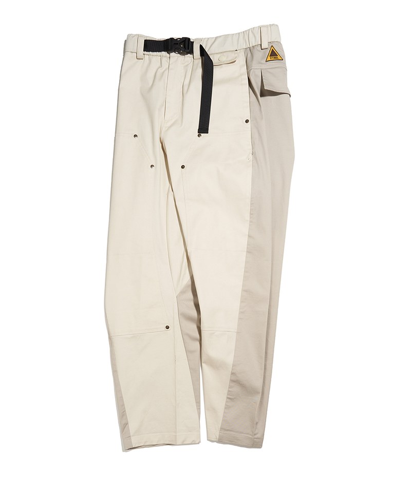 拚接休閒長褲 Two-tone No 8 Pants