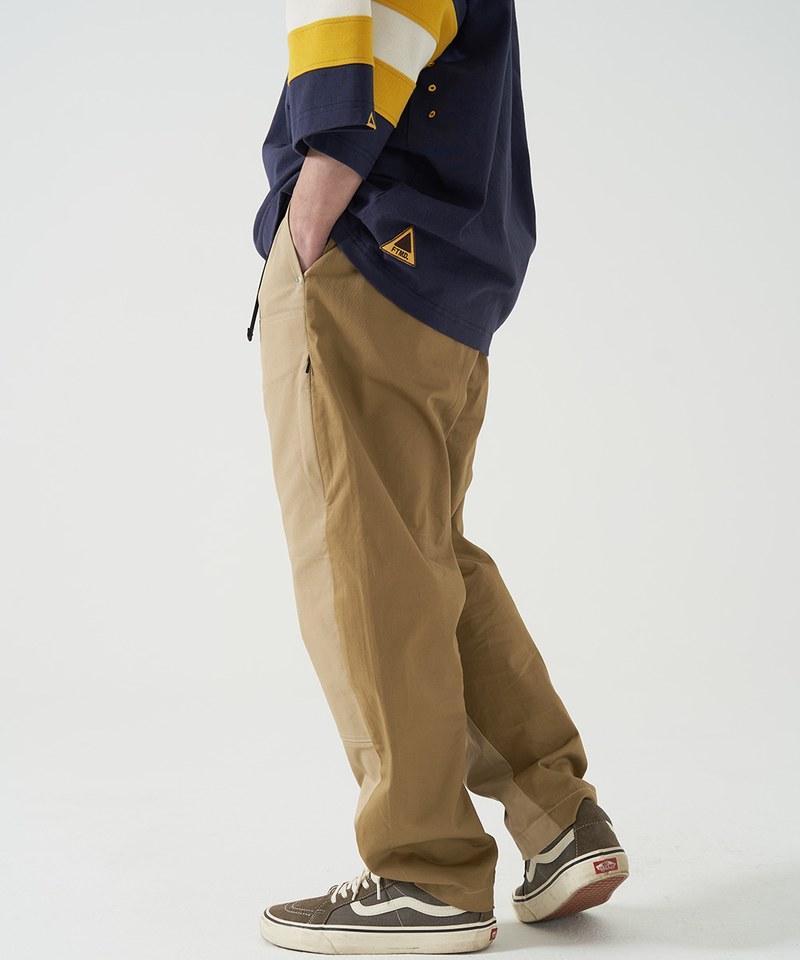 拚接休閒長褲 Two-tone No 8 Pants