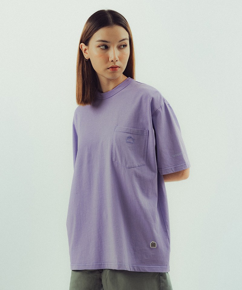 水洗口袋TEE PIGMENT DYED POCKET TEE